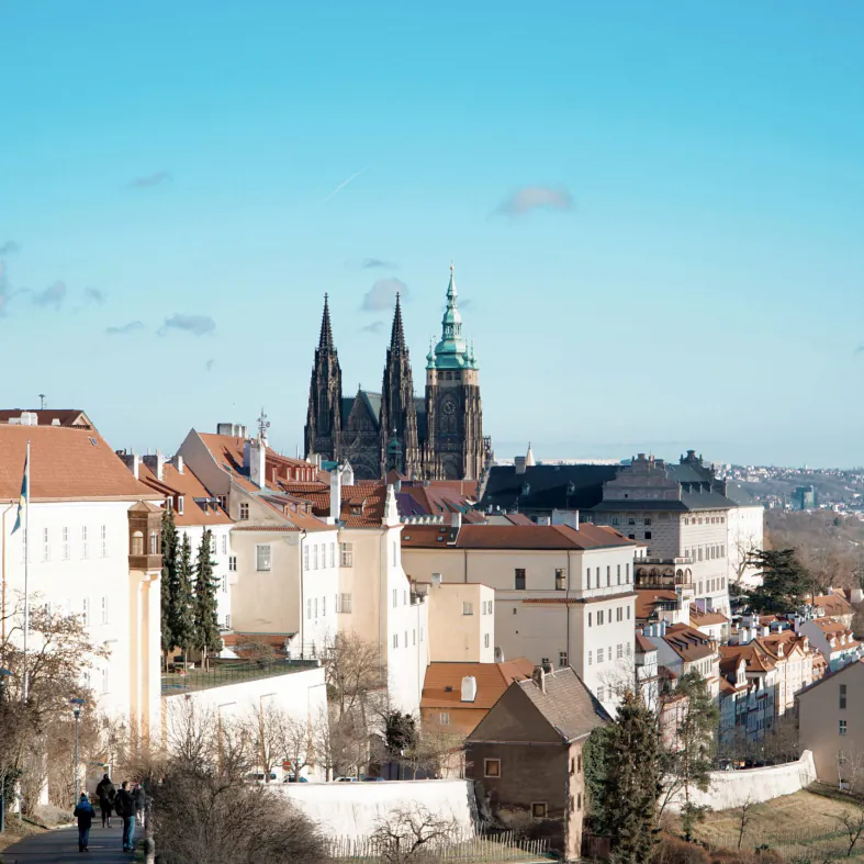 Вид на собор Святого Вита в Праге
